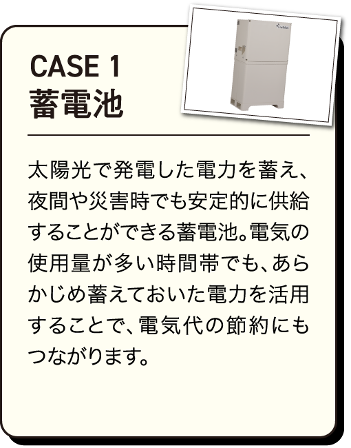 CASE1 蓄電池